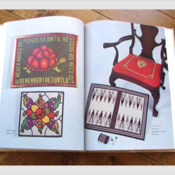 Morton Da Costa's Book of Needlepoint Hardcover Book First Edition 1974 Vintage - Picture 8 of 12